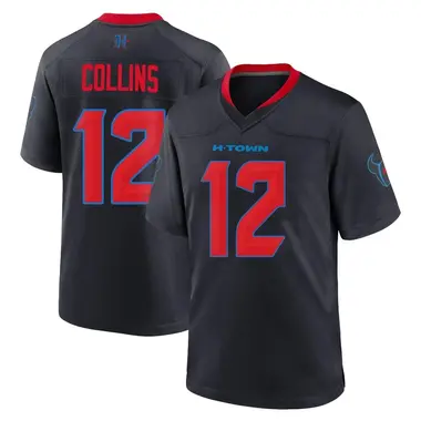 Men's Nike Houston Texans Nico Collins 2nd Alternate Jersey - Navy Game