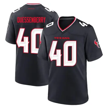 Men's Nike Houston Texans Paul Quessenberry Team Jersey - Navy Game