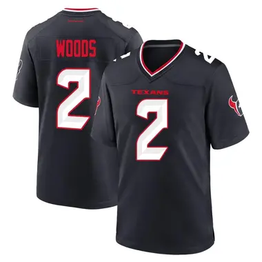 Men's Nike Houston Texans Robert Woods Team Jersey - Navy Game