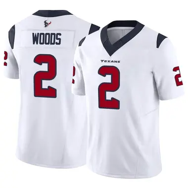 Men's Nike Houston Texans Robert Woods Vapor F.U.S.E. Jersey - White Limited