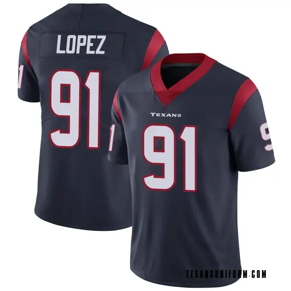 Men's Nike Kilian Zierer Navy Houston Texans Team Game Jersey Size: 3XL