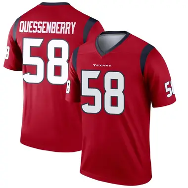 Men's Nike Houston Texans Scott Quessenberry Jersey - Red Legend