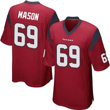 Men's Nike Houston Texans Shaq Mason Alternate Jersey - Red Game