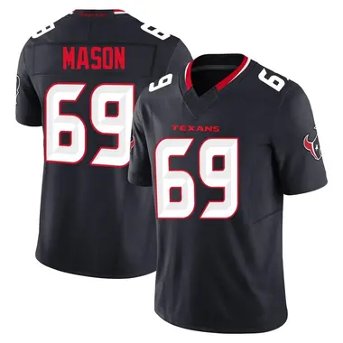 Men's Nike Houston Texans Shaq Mason Alternate Vapor F.U.S.E. Jersey - Navy Limited