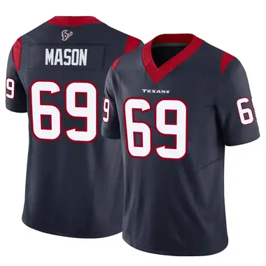 Men's Nike Houston Texans Shaq Mason Vapor F.U.S.E. Jersey - Navy Limited