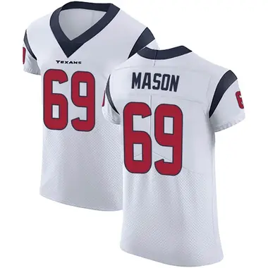 Men's Nike Houston Texans Shaq Mason Vapor Untouchable Jersey - White Elite