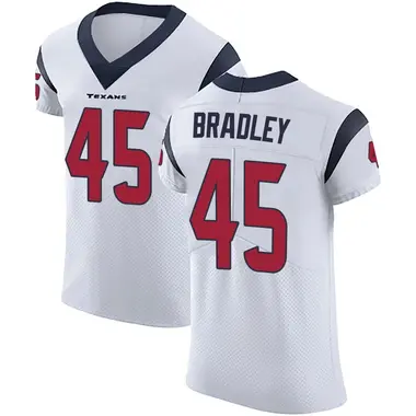 Men's Nike Houston Texans Shaun Bradley Vapor Untouchable Jersey - White Elite