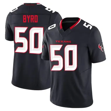 Men's Nike Houston Texans Solomon Byrd Alternate Vapor F.U.S.E. Jersey - Navy Limited