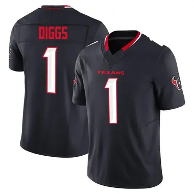 Men's Nike Houston Texans Stefon Diggs Alternate Vapor F.U.S.E. Jersey - Navy Limited