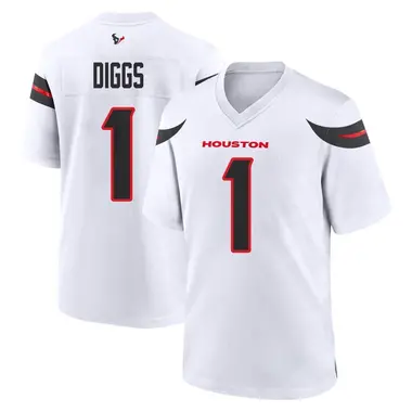 Men's Nike Houston Texans Stefon Diggs Jersey - White Game