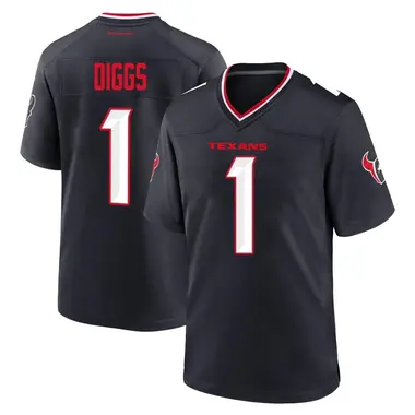 Men's Nike Houston Texans Stefon Diggs Team Jersey - Navy Game