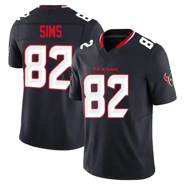 Men's Nike Houston Texans Steven Sims Alternate Vapor F.U.S.E. Jersey - Navy Limited