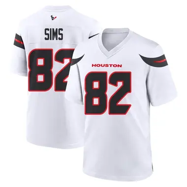 Men's Nike Houston Texans Steven Sims Jersey - White Game