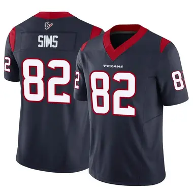 Men's Nike Houston Texans Steven Sims Vapor F.U.S.E. Jersey - Navy Limited