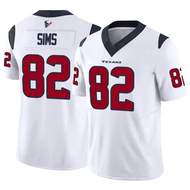 Men's Nike Houston Texans Steven Sims Vapor F.U.S.E. Jersey - White Limited