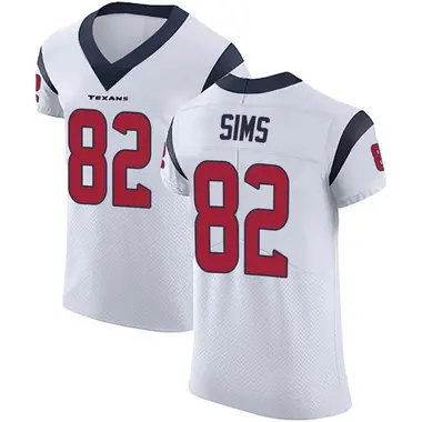 Men's Nike Houston Texans Steven Sims Vapor Untouchable Jersey - White Elite