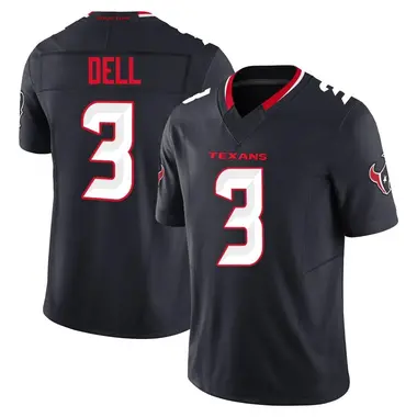 Men's Nike Houston Texans Tank Dell Alternate Vapor F.U.S.E. Jersey - Navy Limited