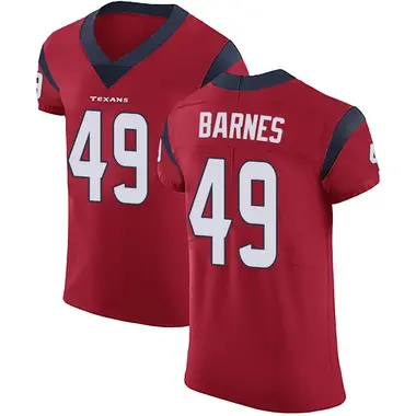 Men's Nike Houston Texans Tarique Barnes Alternate Vapor Untouchable Jersey - Red Elite