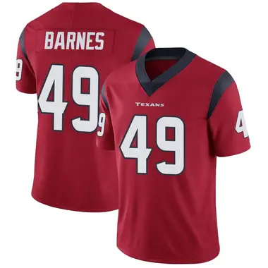 Men's Nike Houston Texans Tarique Barnes Alternate Vapor Untouchable Jersey - Red Limited