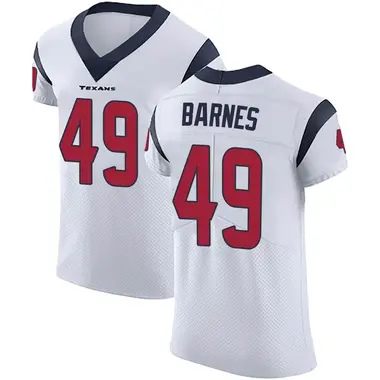 Men's Nike Houston Texans Tarique Barnes Vapor Untouchable Jersey - White Elite