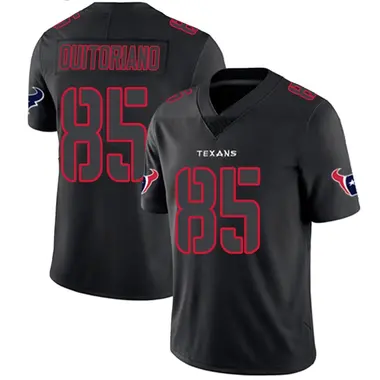 Men's Nike Houston Texans Teagan Quitoriano Jersey - Black Impact Limited