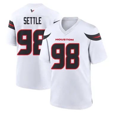 Men's Nike Houston Texans Tim Settle Jr. Jersey - White Game