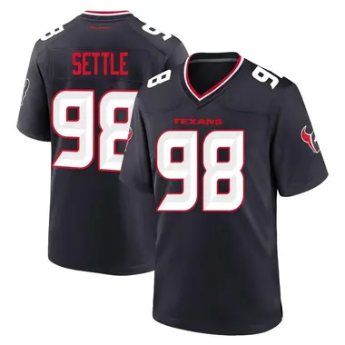 Men's Nike Houston Texans Tim Settle Jr. Team Jersey - Navy Game