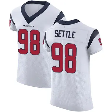 Men's Nike Houston Texans Tim Settle Jr. Vapor Untouchable Jersey - White Elite