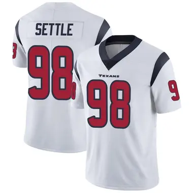 Men's Nike Houston Texans Tim Settle Jr. Vapor Untouchable Jersey - White Limited