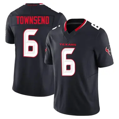 Men's Nike Houston Texans Tommy Townsend Alternate Vapor F.U.S.E. Jersey - Navy Limited