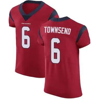 Men's Nike Houston Texans Tommy Townsend Alternate Vapor Untouchable Jersey - Red Elite