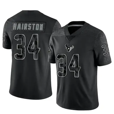 Men's Nike Houston Texans Troy Hairston Reflective Jersey - Black Limited