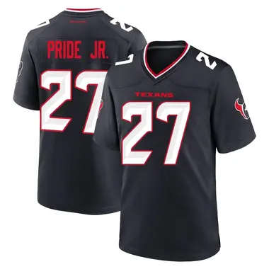 Men's Nike Houston Texans Troy Pride Jr. Team Jersey - Navy Game