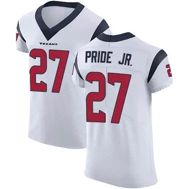 Men's Nike Houston Texans Troy Pride Jr. Vapor Untouchable Jersey - White Elite