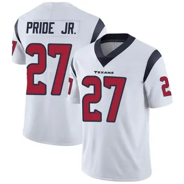 Men's Nike Houston Texans Troy Pride Jr. Vapor Untouchable Jersey - White Limited