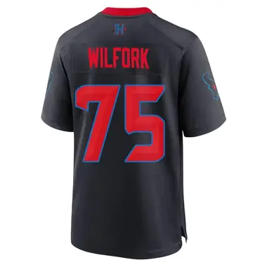 Men's Nike Houston Texans Vince Wilfork 2nd Alternate Jersey - Navy Game