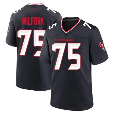 Men's Nike Houston Texans Vince Wilfork Team Jersey - Navy Game