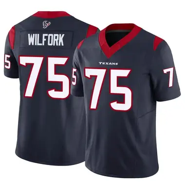 Men's Nike Houston Texans Vince Wilfork Vapor F.U.S.E. Jersey - Navy Limited