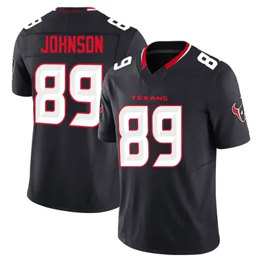 Men's Nike Houston Texans Xavier Johnson Alternate Vapor F.U.S.E. Jersey - Navy Limited