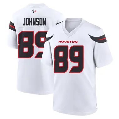 Men's Nike Houston Texans Xavier Johnson Jersey - White Game