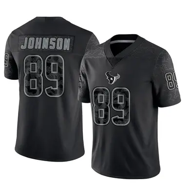 Men's Nike Houston Texans Xavier Johnson Reflective Jersey - Black Limited