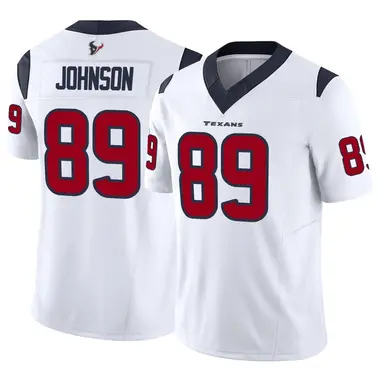 Men's Nike Houston Texans Xavier Johnson Vapor F.U.S.E. Jersey - White Limited