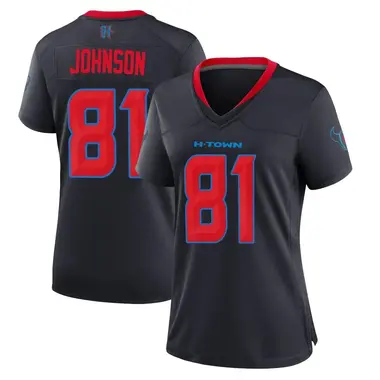 Women's Nike Houston Texans Andre Johnson 2nd Alternate Jersey - Navy Game