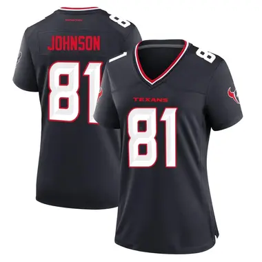 Women's Nike Houston Texans Andre Johnson Team Jersey - Navy Game