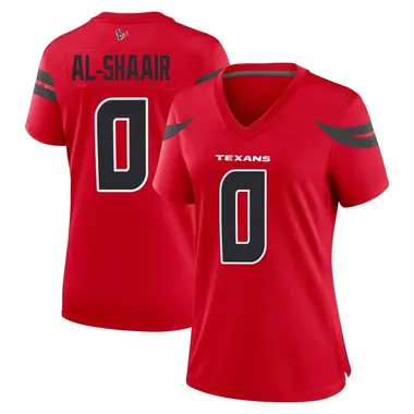 Women's Nike Houston Texans Azeez Al-Shaair Alternate Jersey - Red Game