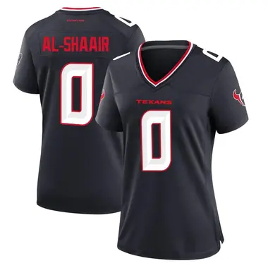 Women's Nike Houston Texans Azeez Al-Shaair Team Jersey - Navy Game