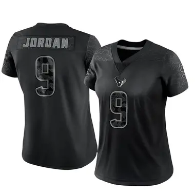 Women's Nike Houston Texans Brevin Jordan Reflective Jersey - Black Limited