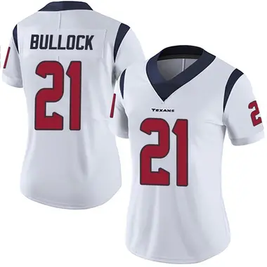 Women's Nike Houston Texans Calen Bullock Vapor Untouchable Jersey - White Limited