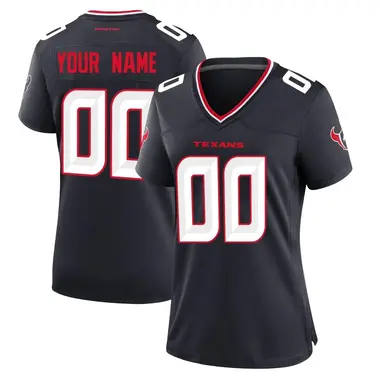 Women's Nike Houston Texans Custom Team Jersey - Navy Game