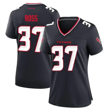 Women's Nike Houston Texans D'Angelo Ross Team Jersey - Navy Game